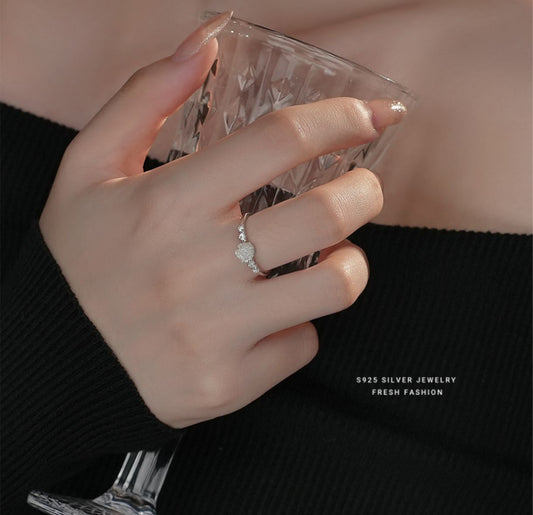 Adjustable Opal Ring for Women – Sterling Silver